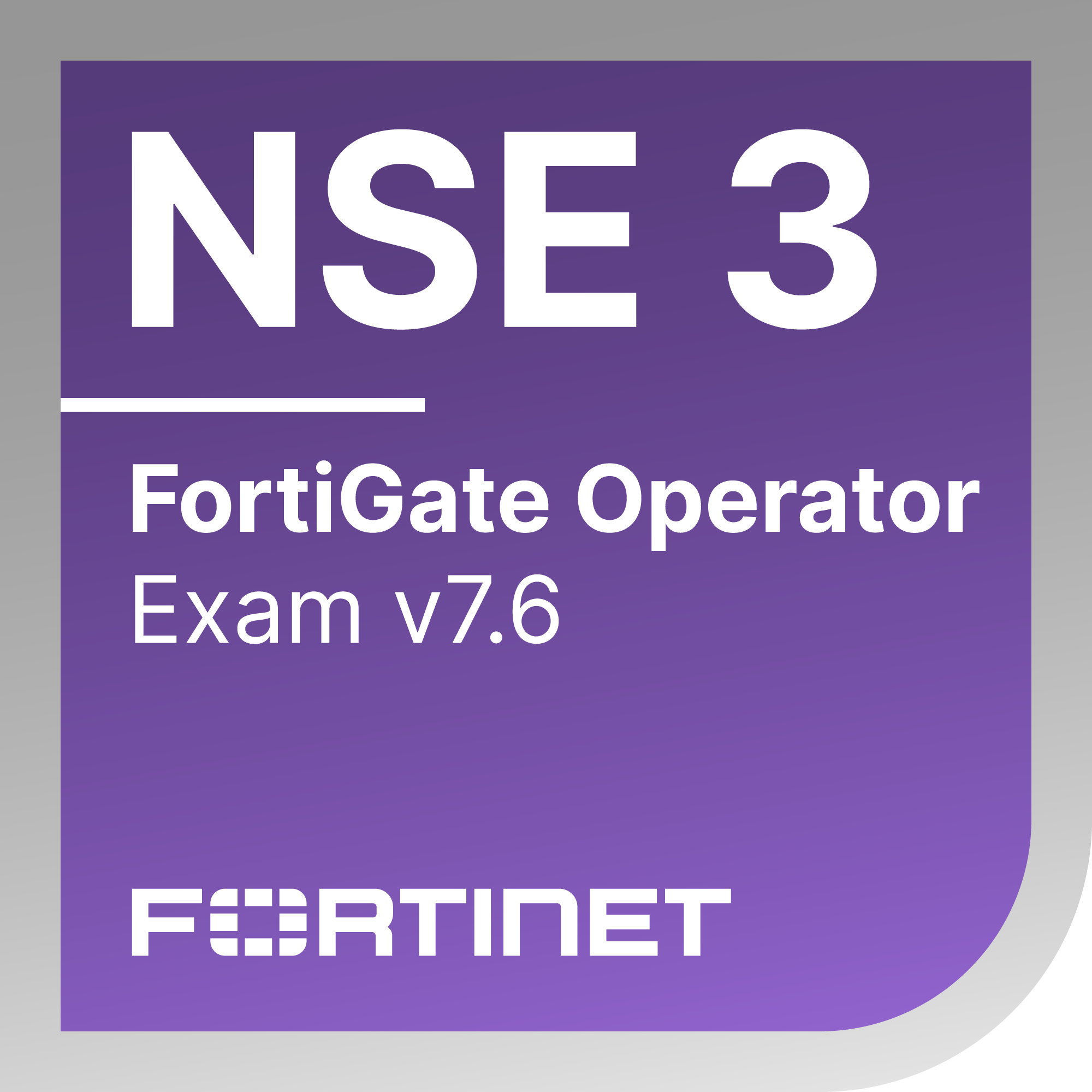 Certificação Fortinet NSE 3